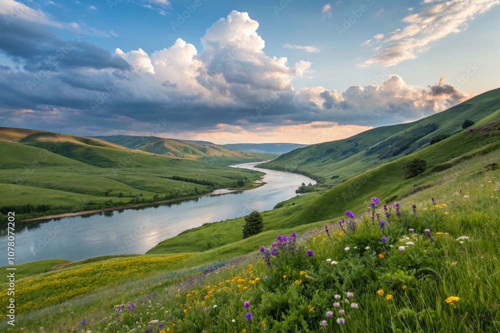 Obraz premium beautiful landscape nature amazing view