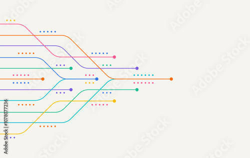 Abstract arrow direction. Technology background