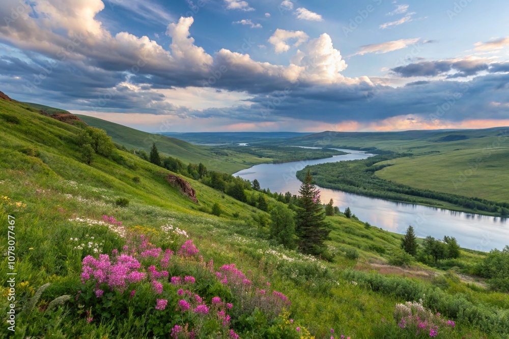 Obraz premium beautiful landscape nature amazing view