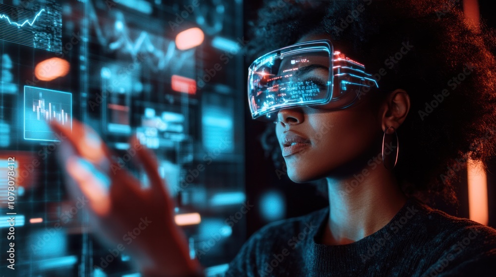 B2B marketing technology featuring business people with digital devices, showcasing holographic sales tools and automation B2B marketing technology featuring business people with digital devices, showcasing holographic sales tools and automation