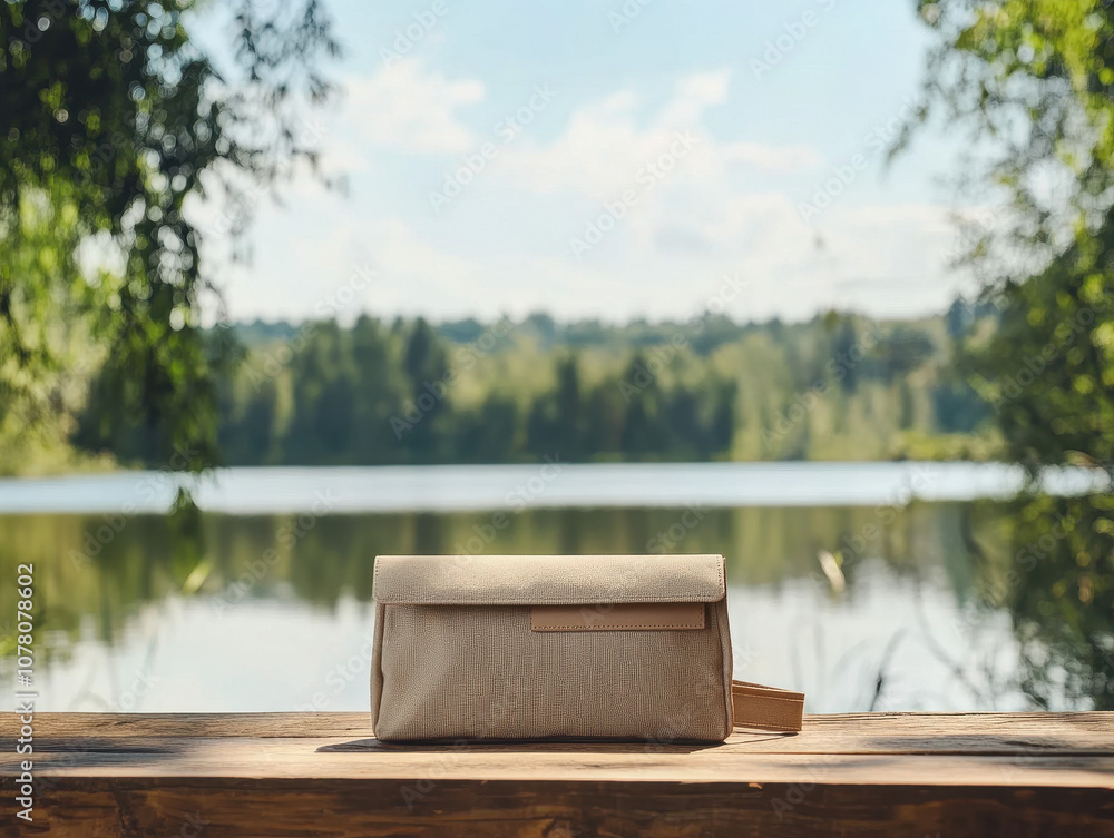 Fototapeta premium bag on the lake