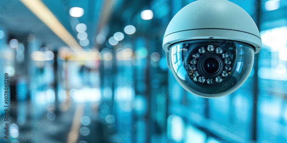 Security Camera in Modern Building Security Camera in Modern Building