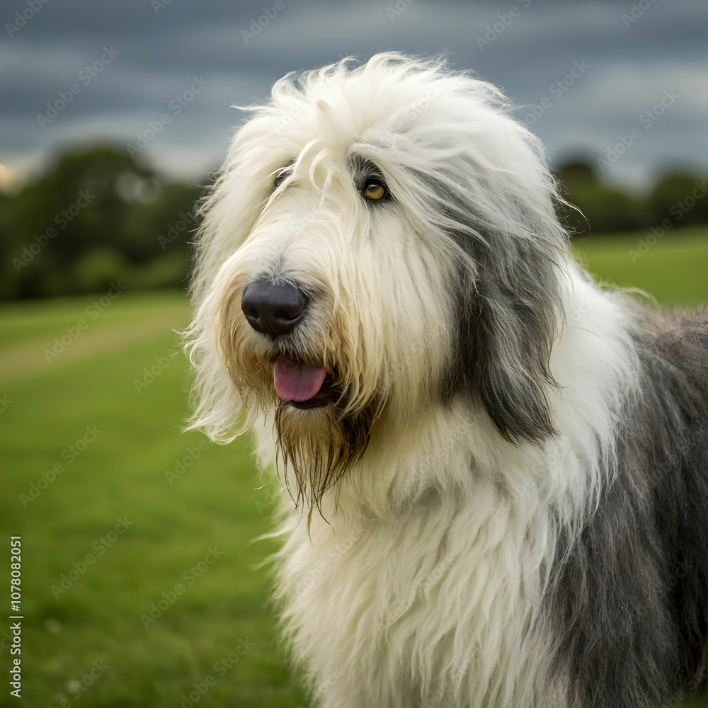 The Old English Sheepdog is a large, affectionate dog known for its distinctive fluffy coat, intelligence. The Old English Sheepdog is a large, affectionate dog known for its distinctive fluffy coat, intelligence.