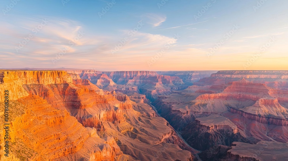 Majestic aerial view of Grand Canyon s stratified rock formations, colorful geological crosssection, Grand Canyon geology, natures rock history Majestic aerial view of Grand Canyon s stratified rock formations, colorful geological crosssection, Grand Canyon geology, natures rock history