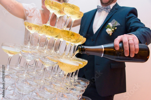 Coupe de champagne, Cocktail, Vin d'honneur, Traiteur et mariage photo