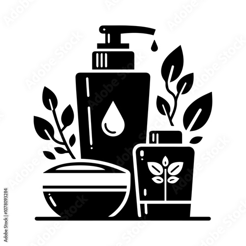 Simple Vector Icon of a skincare – Logo Design Illustration