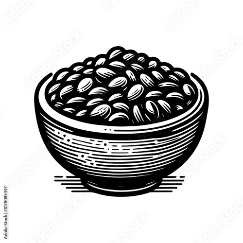 Simple Vector Icon of a Feijoada – Logo Design Illustration