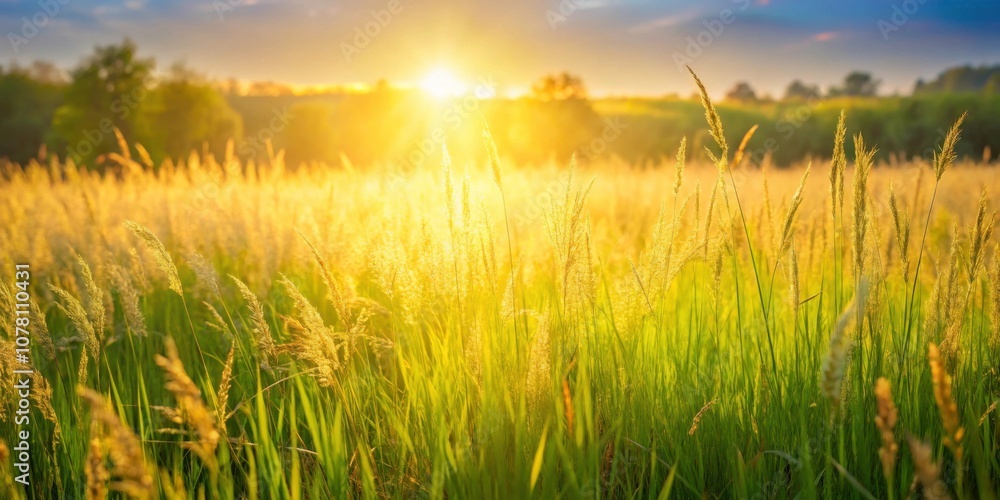 Tall grass field glowing in sunlight, grass, field, sunshine, nature, outdoors, landscape, rural, green, meadow, bright, sunny Tall grass field glowing in sunlight, grass, field, sunshine, nature, outdoors, landscape, rural, green, meadow, bright, sunny
