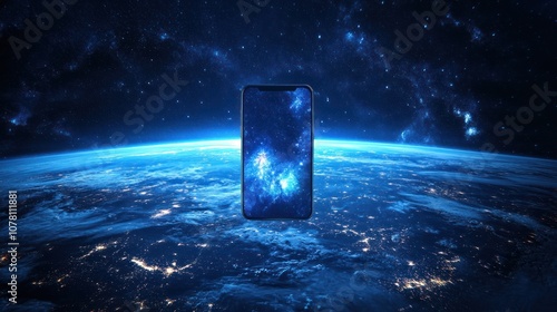 Smartphone in Space photo