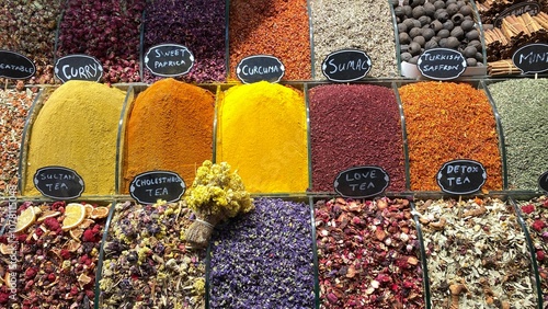 spices in a Turkish market