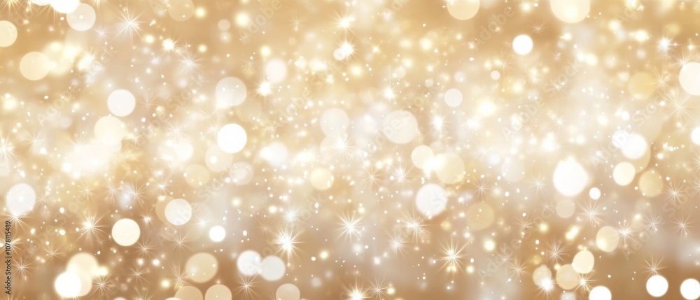 A gold background with many small circles and stars A gold background with many small circles and stars