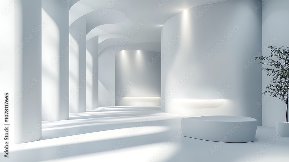 Fototapeta premium Modern Reception Area