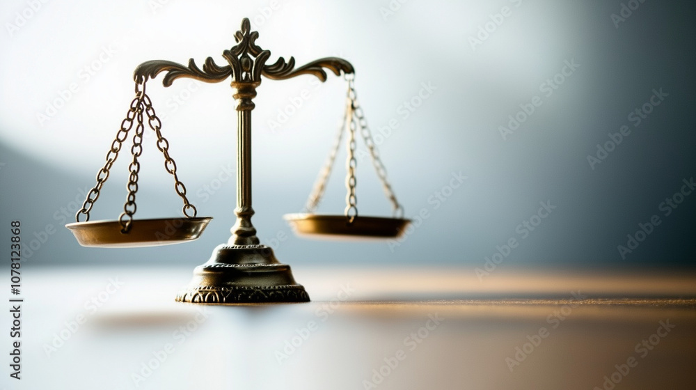 Judicial scales with polished metallic finish, set against a pure white backdrop, symbolizing the unyielding pursuit of truth and balance in justice Judicial scales with polished metallic finish, set against a pure white backdrop, symbolizing the unyielding pursuit of truth and balance in justice