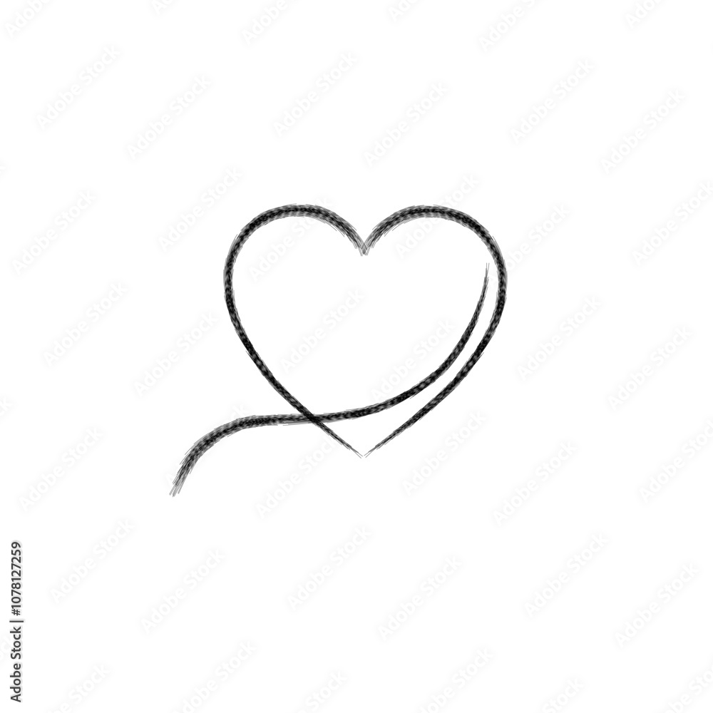 Heart symbol vector sign isolated on white background Heart symbol vector sign isolated on white background