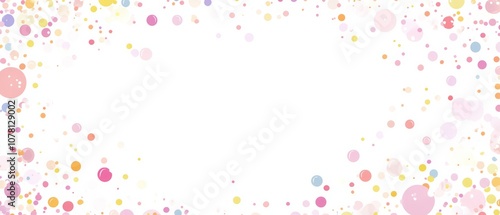 A colorful background with many small circles