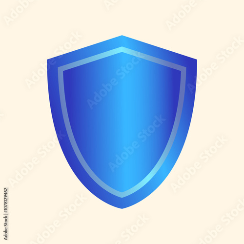 Digital blue shield is suitable as a symbol for data protection, cyber security, guard, cyberspace and user security.