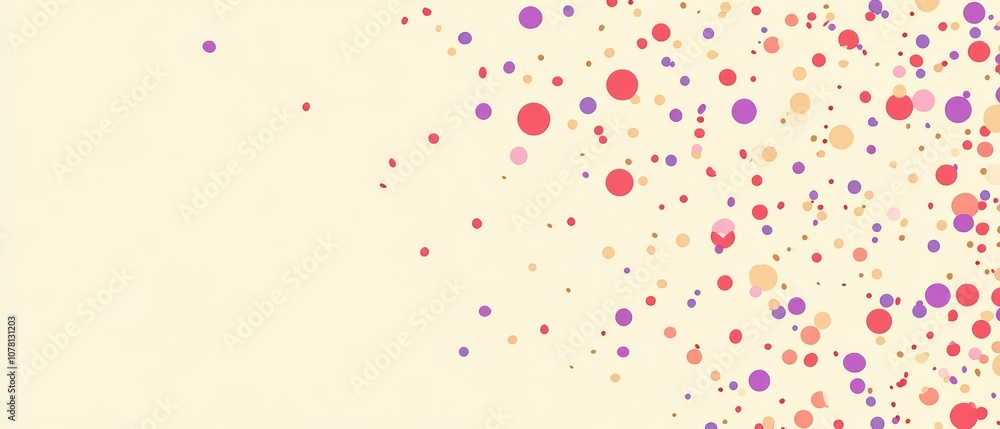 A colorful background with many small dots