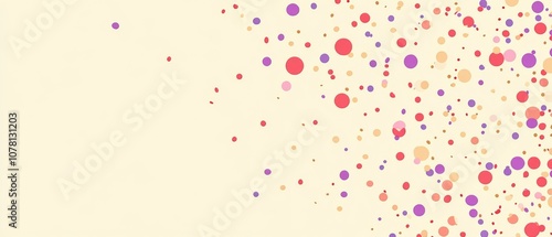 A colorful background with many small dots