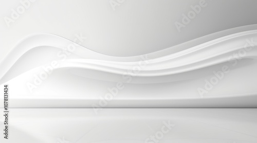 Wallpaper Mural Free abstract white background minimal futuristic architectural space wallpaper Torontodigital.ca