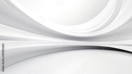 Free abstract white background minimal futuristic architectural space wallpaper