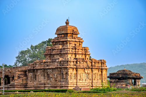 7th century Sangameshwara temple at Pattadkal, Karnataka photo