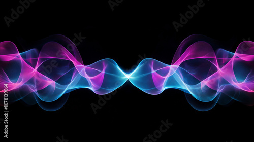 abstract background with smoke