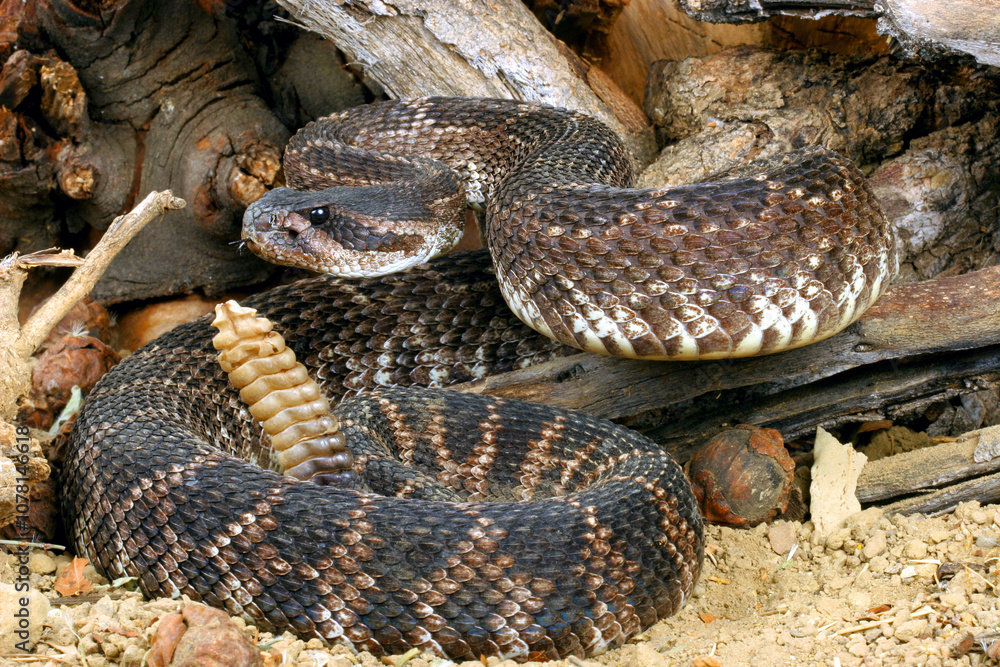 Southern Pacific Rattlesnake (Crotalus helleri) Southern Pacific Rattlesnake (Crotalus helleri)