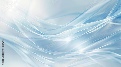 Ethereal energy ribbons in a soft background