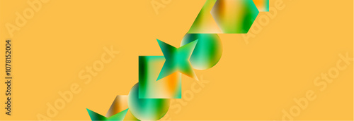 Fluid color geometric shapes abstract background. Vector Illustration For Wallpaper, Banner, Background, Card, Book Illustration, landing page