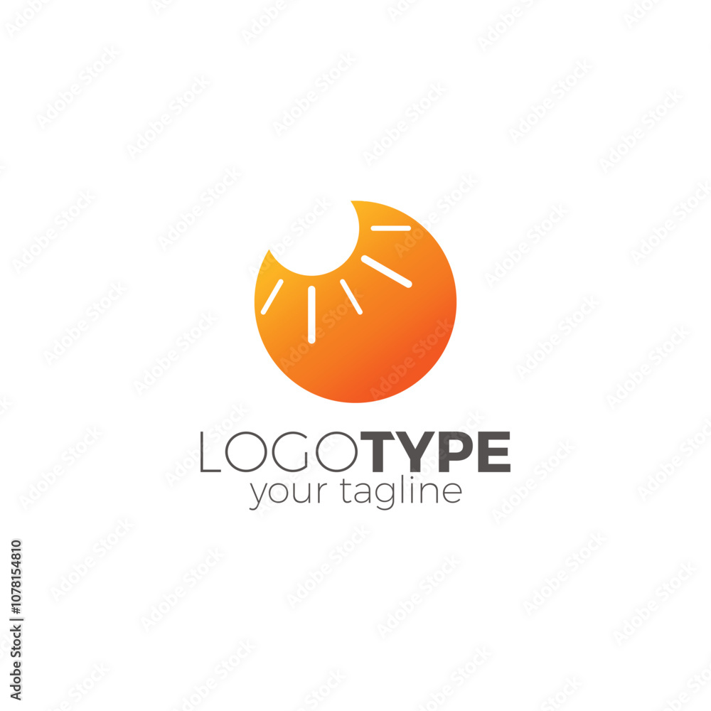 sun logo design vector illustration. sun abstract vector sun logo design vector illustration. sun abstract vector