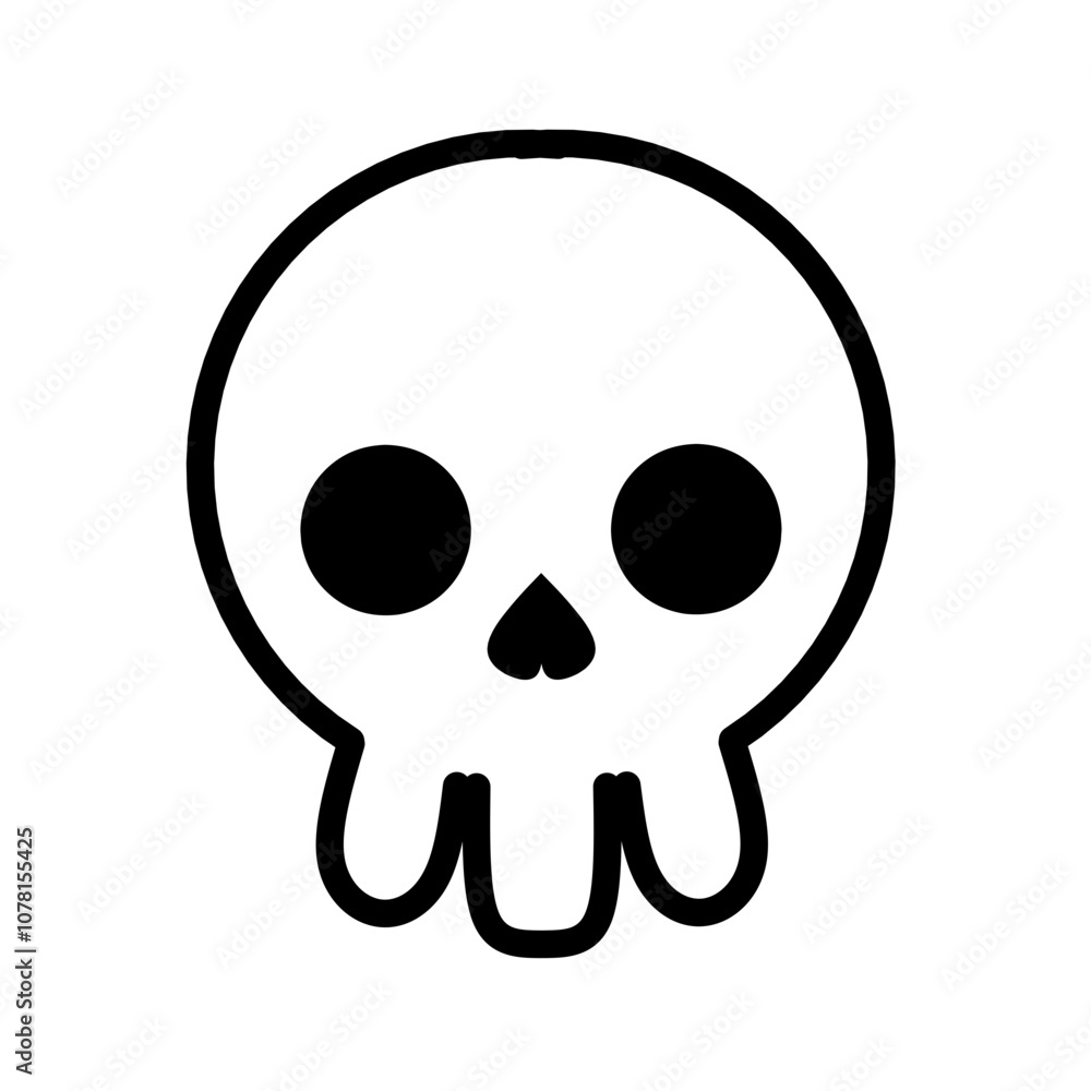 Bone vector. Skull shadow from ghost skeleton in scary graveyard on Halloween. Bone vector. Skull shadow from ghost skeleton in scary graveyard on Halloween.