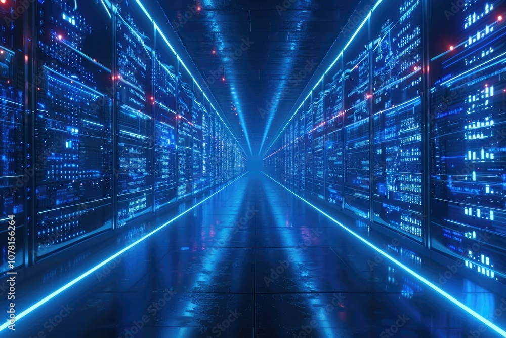 Digital global business concept with data processing on blue background. Digital global business concept with data processing on blue background.