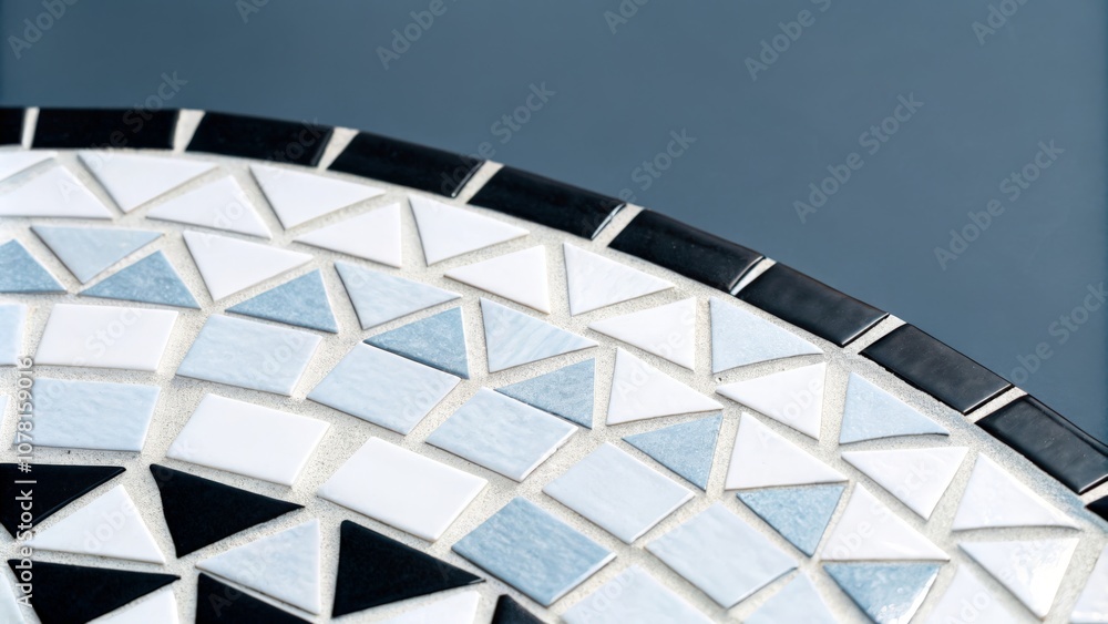 Fototapeta premium background with colored ceramic tiles