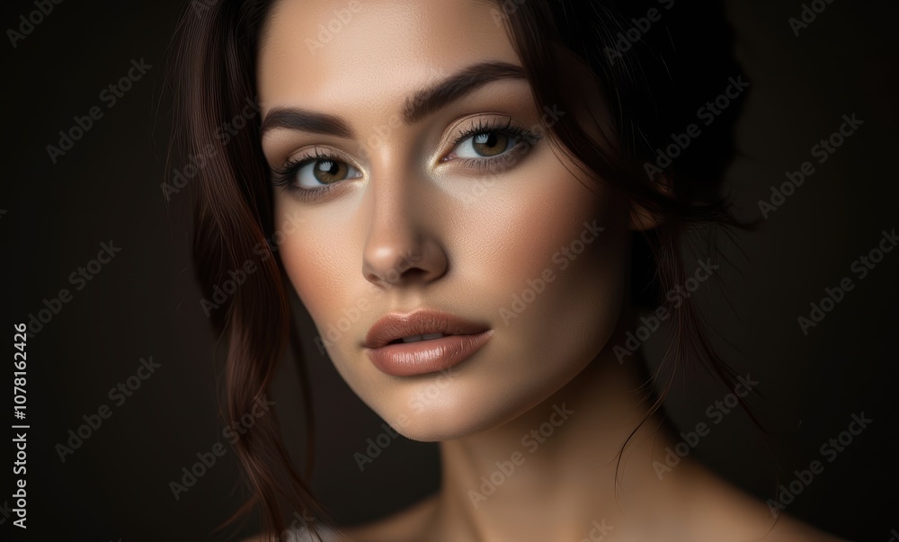 Stunning portrait of a young woman Stunning portrait of a young woman