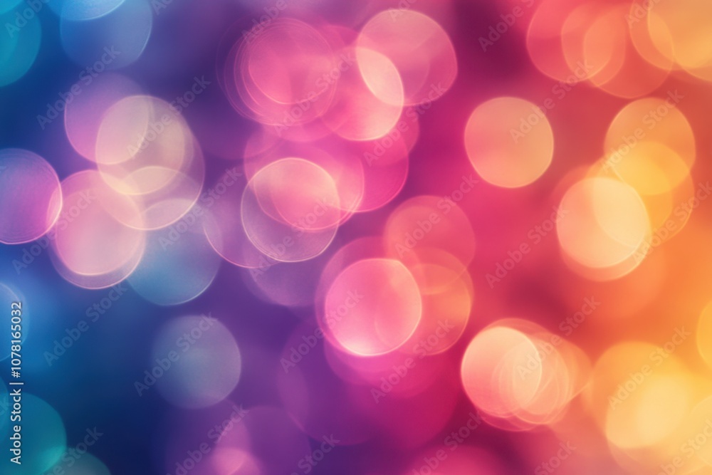 Fototapeta premium Abstract colorful bokeh background.