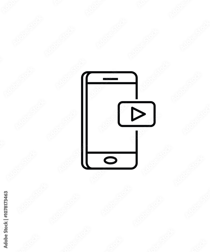 mobile app icon, vector best line icon. mobile app icon, vector best line icon.