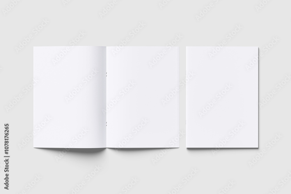 Blank A4 Brochure / Catalog Open and Cover
Blank A4 Brochure / Catalog Open and Cover