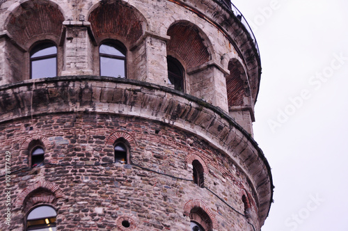 Galata Tower in Istanbul, Turkey photo