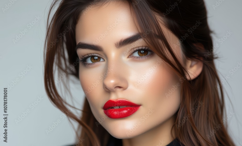 Portrait of a beautiful young woman. Portrait of a beautiful young woman.