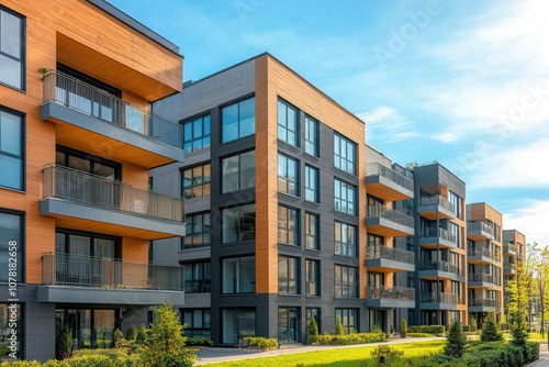 High-rise apartments with a modern facade, symbolizing increased demand for urban living