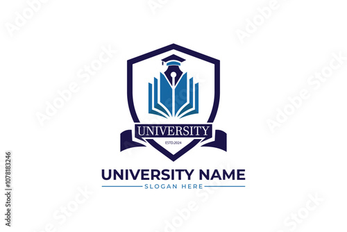 I will education logo for school, college, academy university