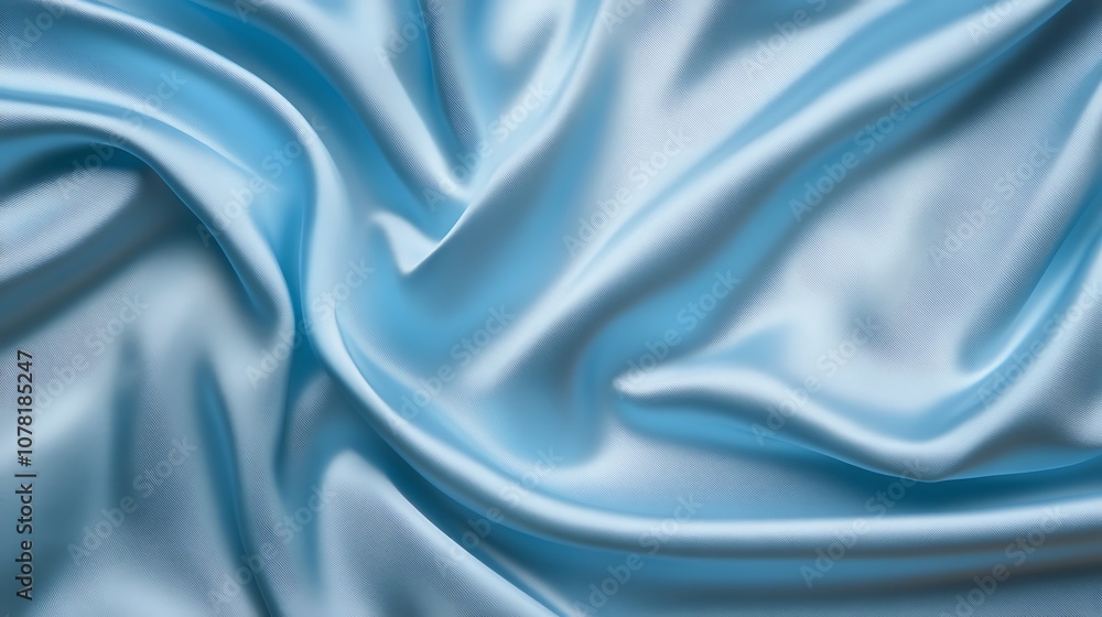 Obraz premium Soft powder blue background with smooth satin sheen