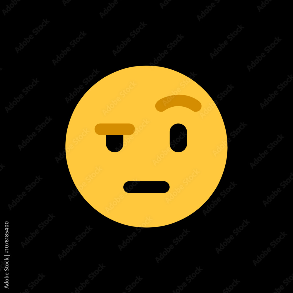 Fototapeta premium Unimpressed Emoji