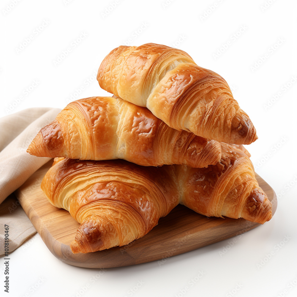 croissant on a white background
croissant on a white background