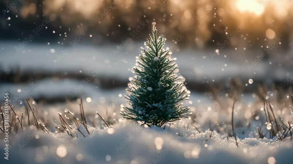 A snowy winter scene with snow-covered pine trees and branches in a peaceful, holiday forest setting A snowy winter scene with snow-covered pine trees and branches in a peaceful, holiday forest setting