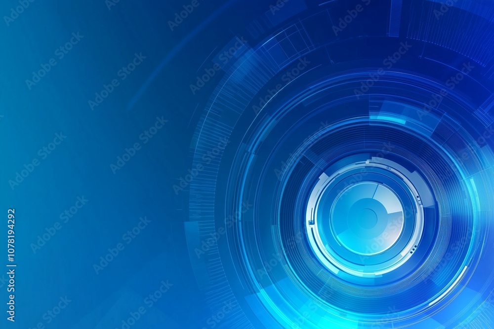 An elegant abstract blue background designed for video surveillance applications, perfect for modern digital environments An elegant abstract blue background designed for video surveillance applications, perfect for modern digital environments