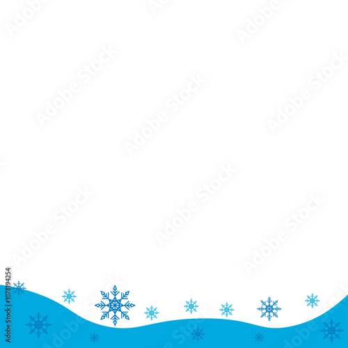 Snowflake Footer