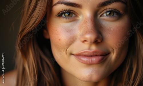 Close-up of a smiling young woman