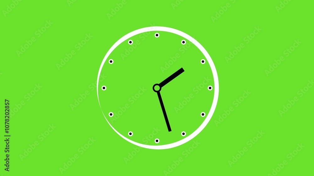 Stopwatch clock illustration with green background. Stopwatch clock illustration with green background.