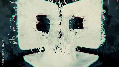 Incredibly liquid beautiful Abstract colorful paint background